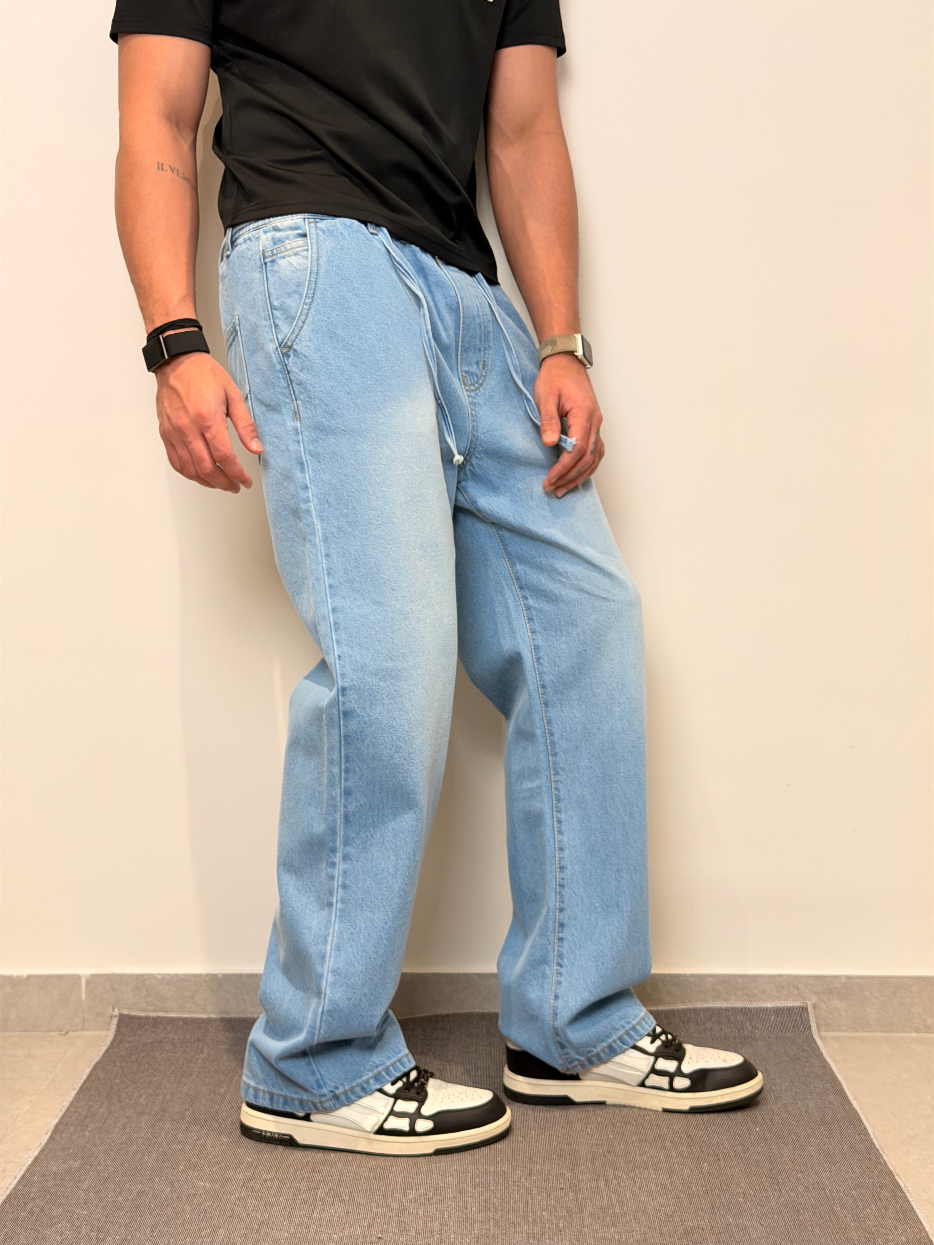 Blue Sprint Baggy Joggers