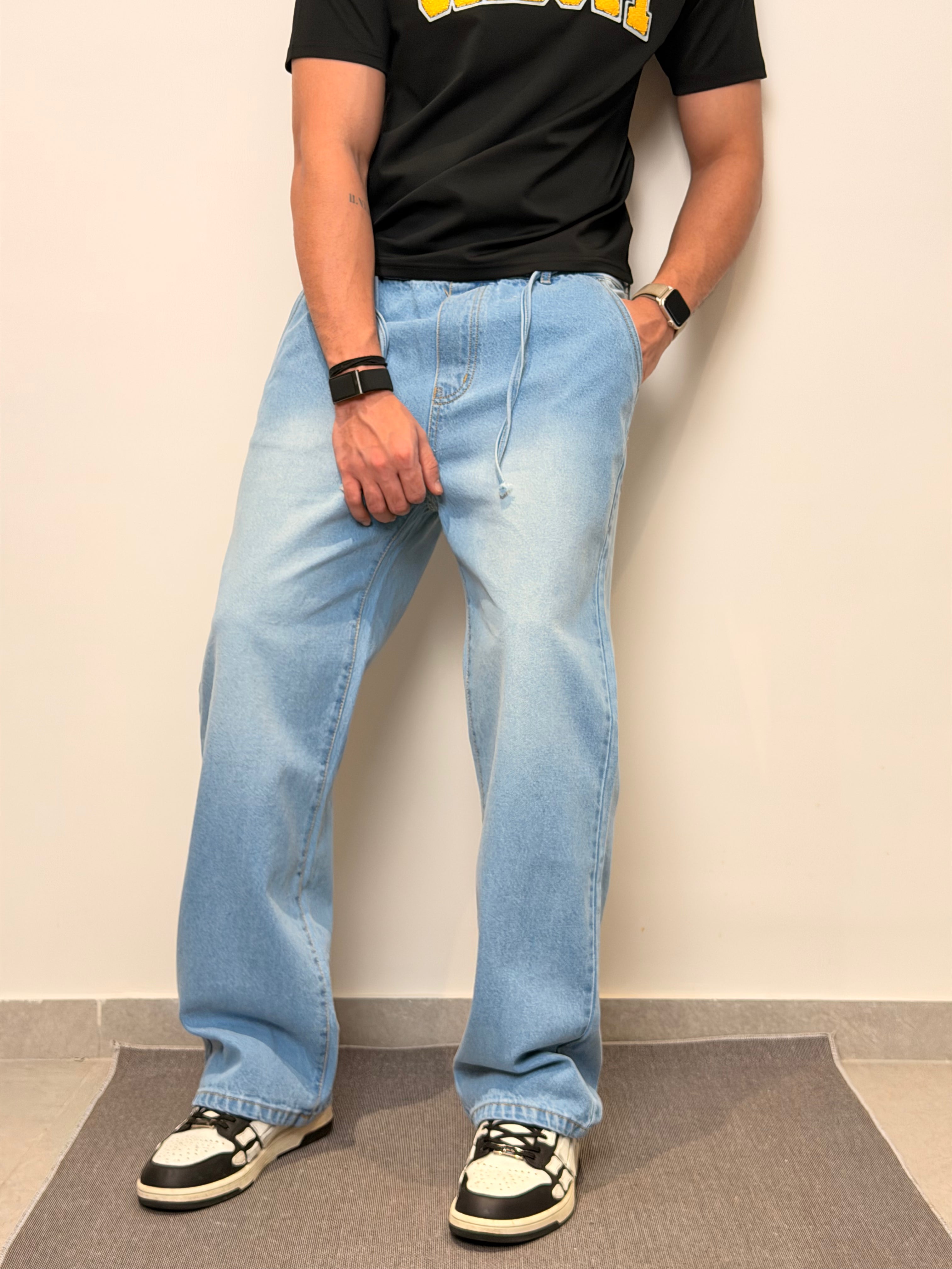 Blue Sprint Baggy Joggers