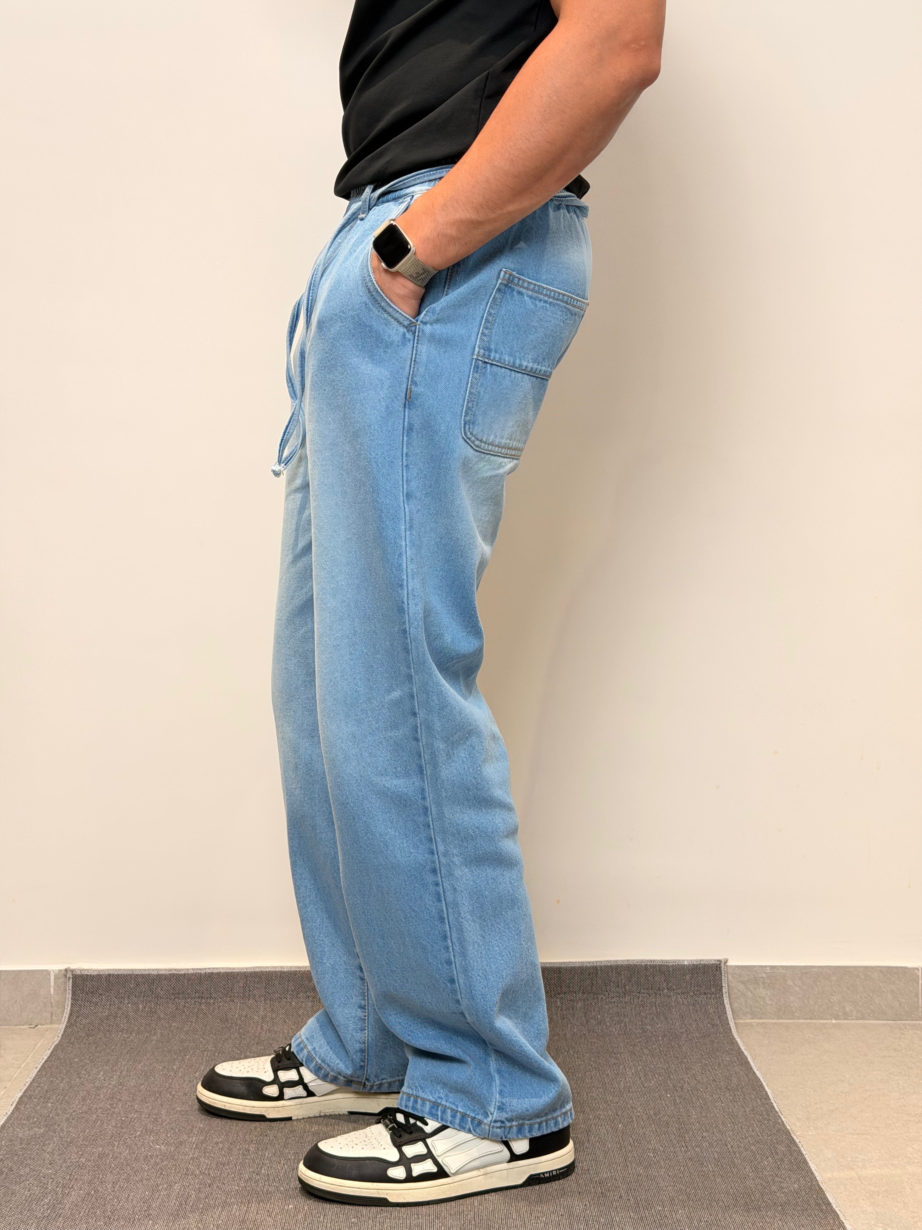 Blue Sprint Baggy Joggers