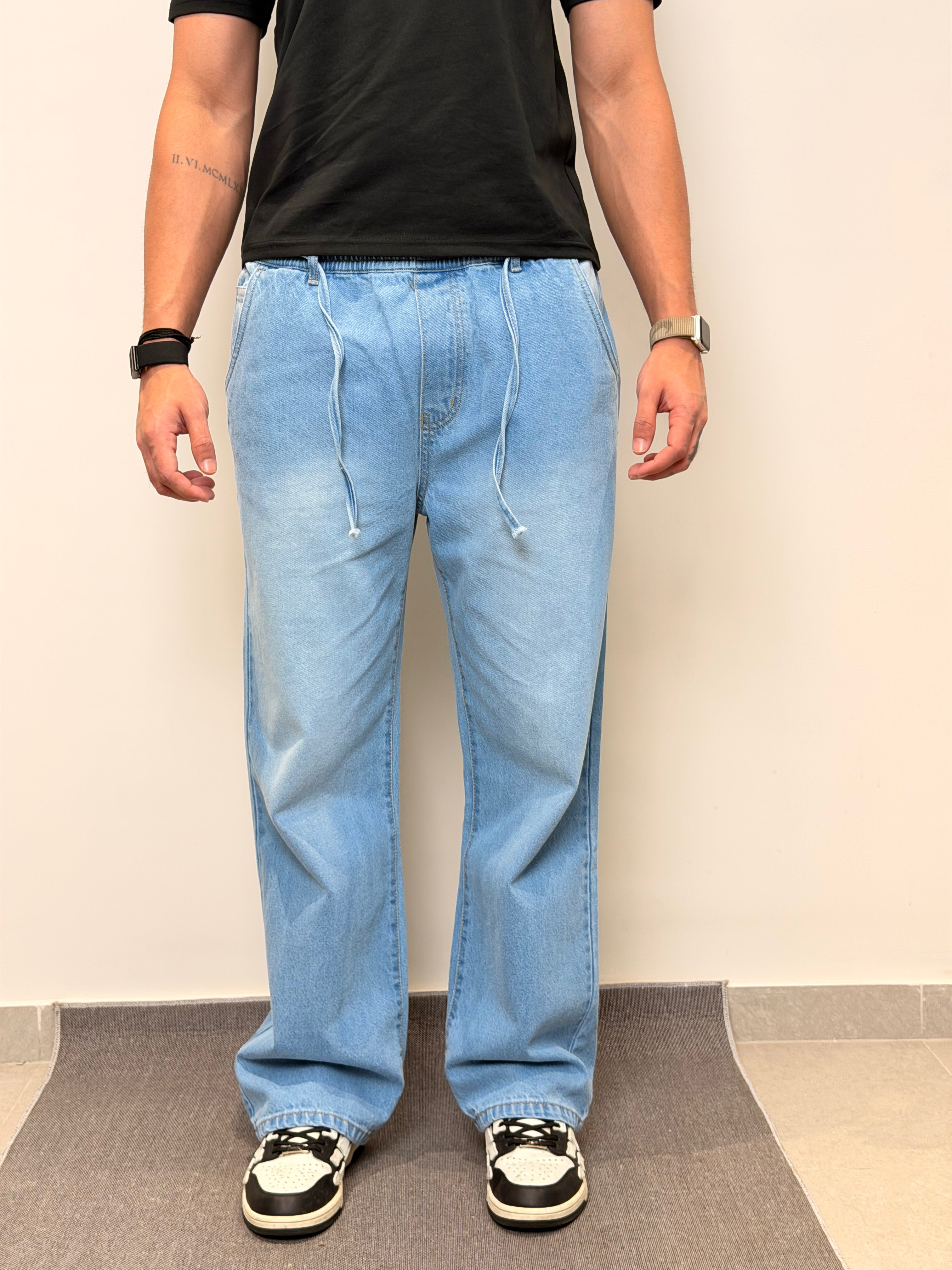 Blue Sprint Baggy Joggers