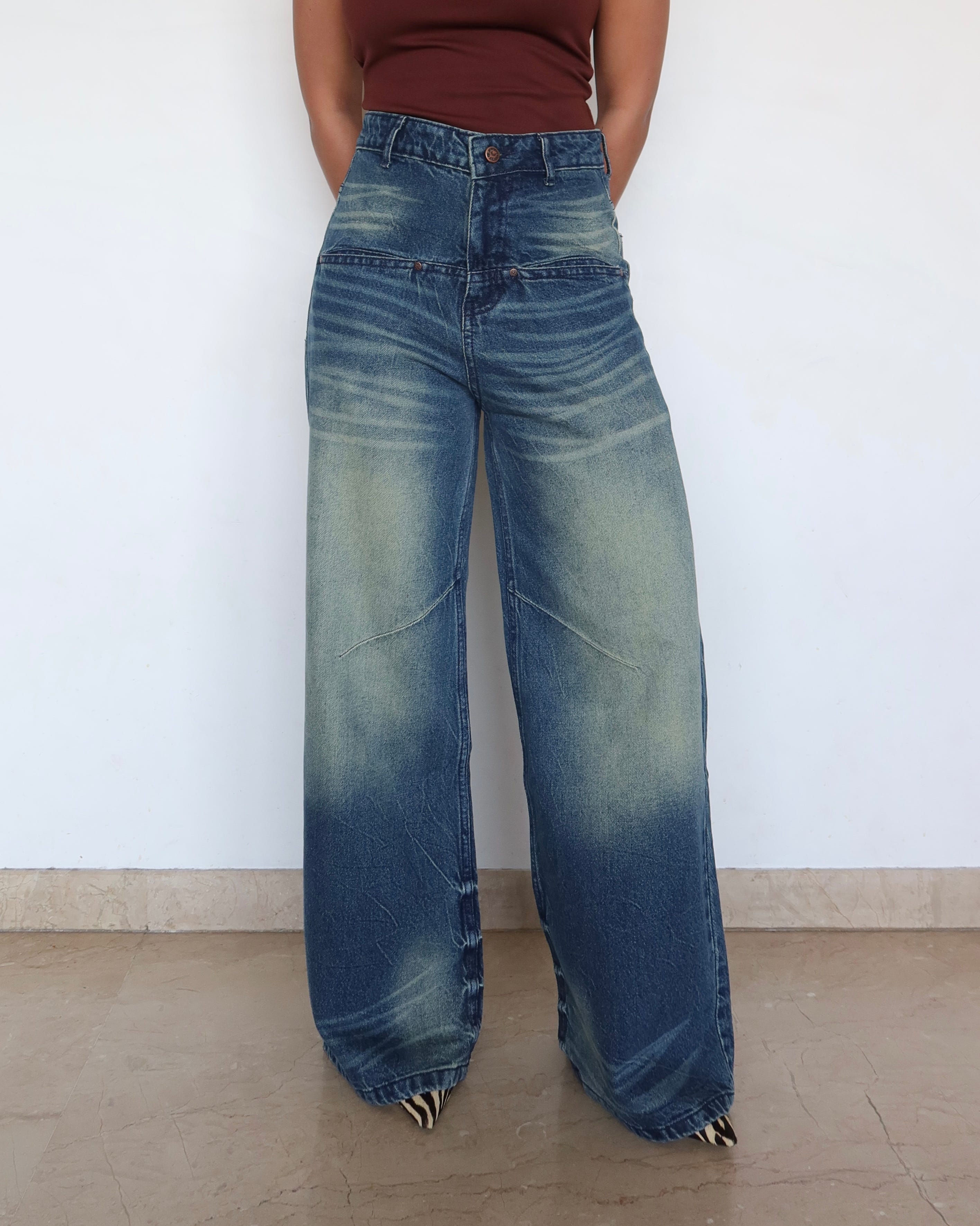 Too Relaxed Baggy Wide Leg Jeans