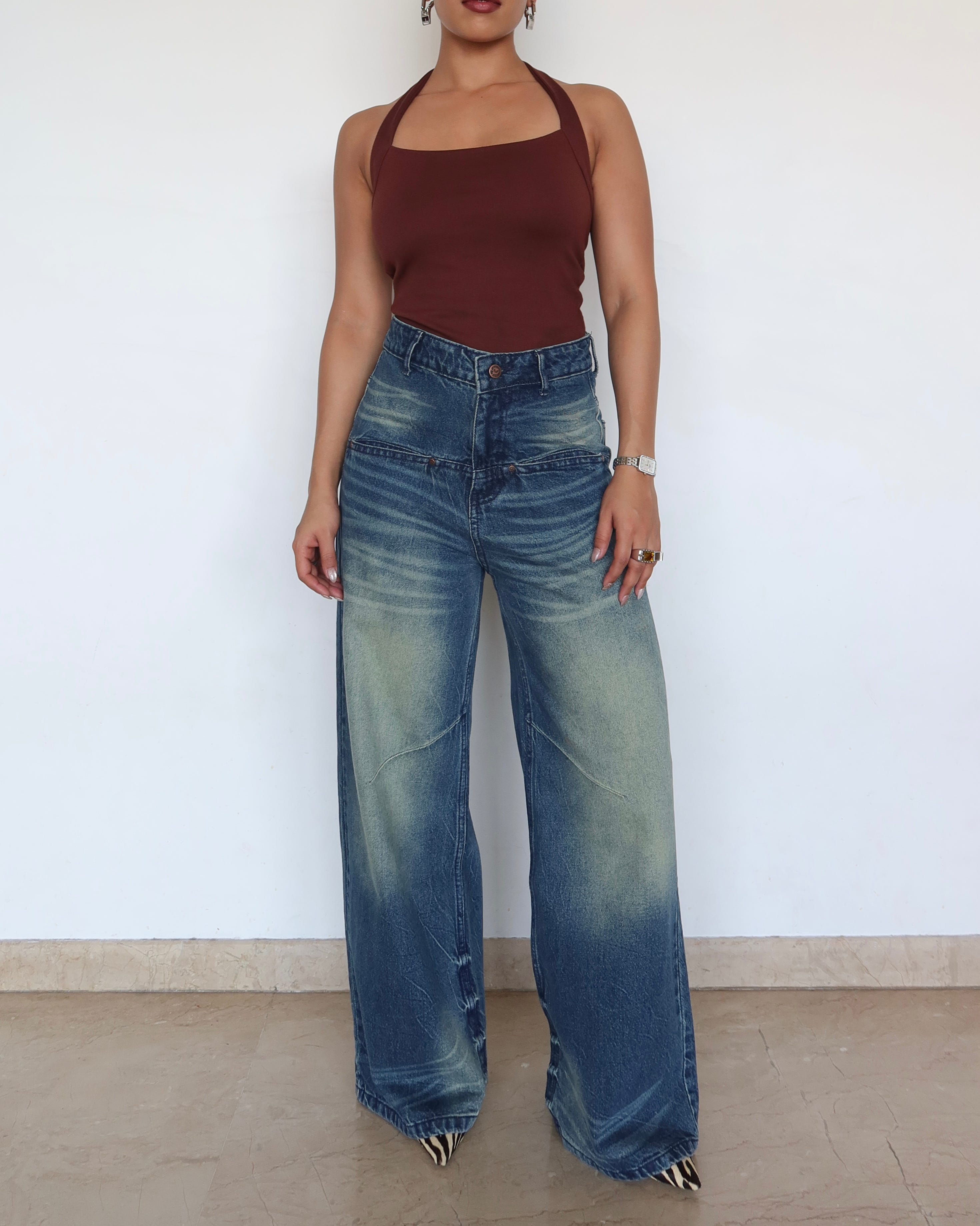Too Relaxed Baggy Wide Leg Jeans