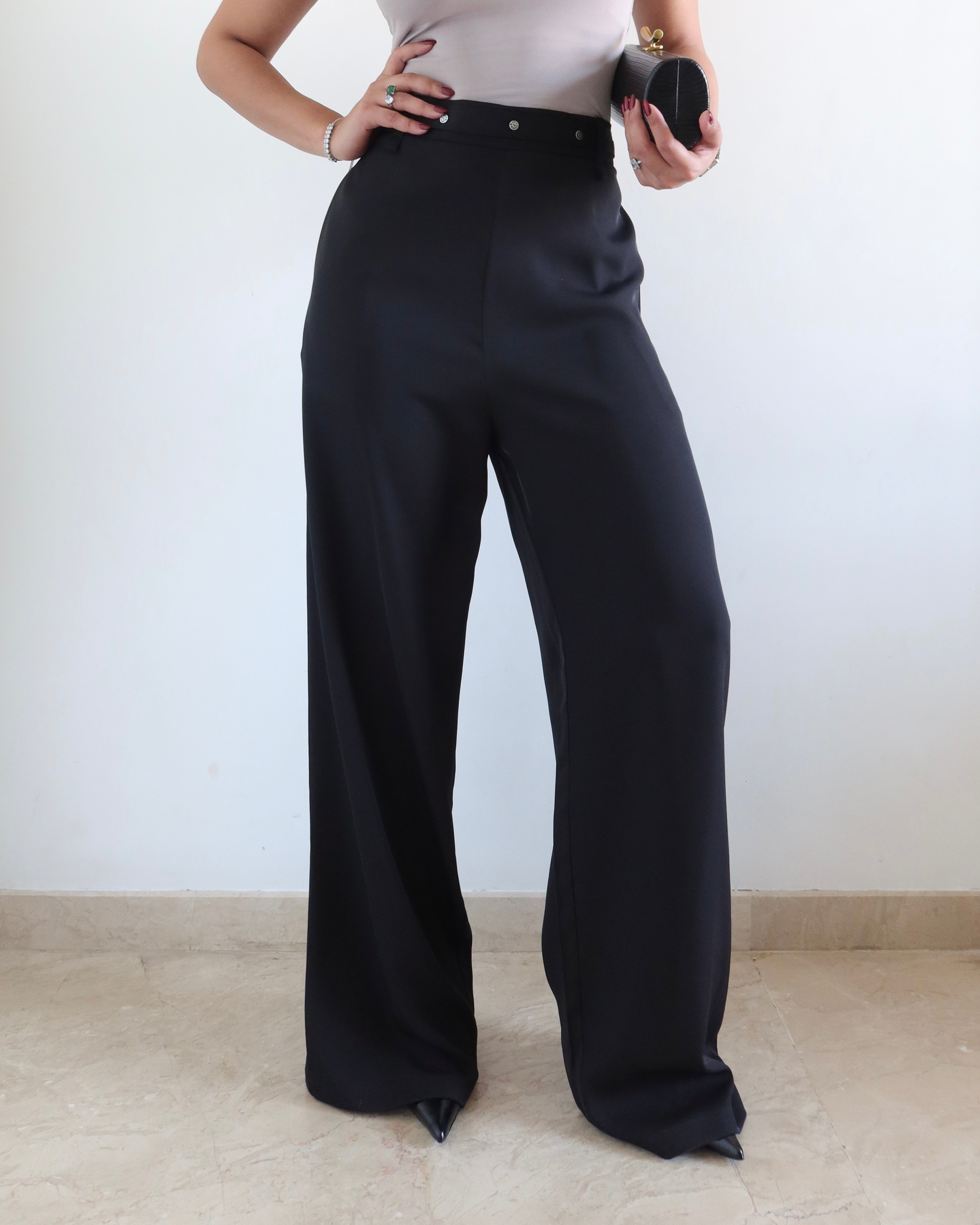 Rivet Grip Loose Tailored Trousers
