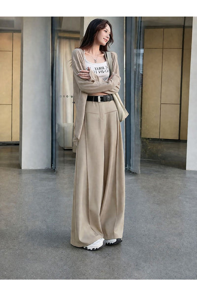 Front Pleat Formation Wide Pants