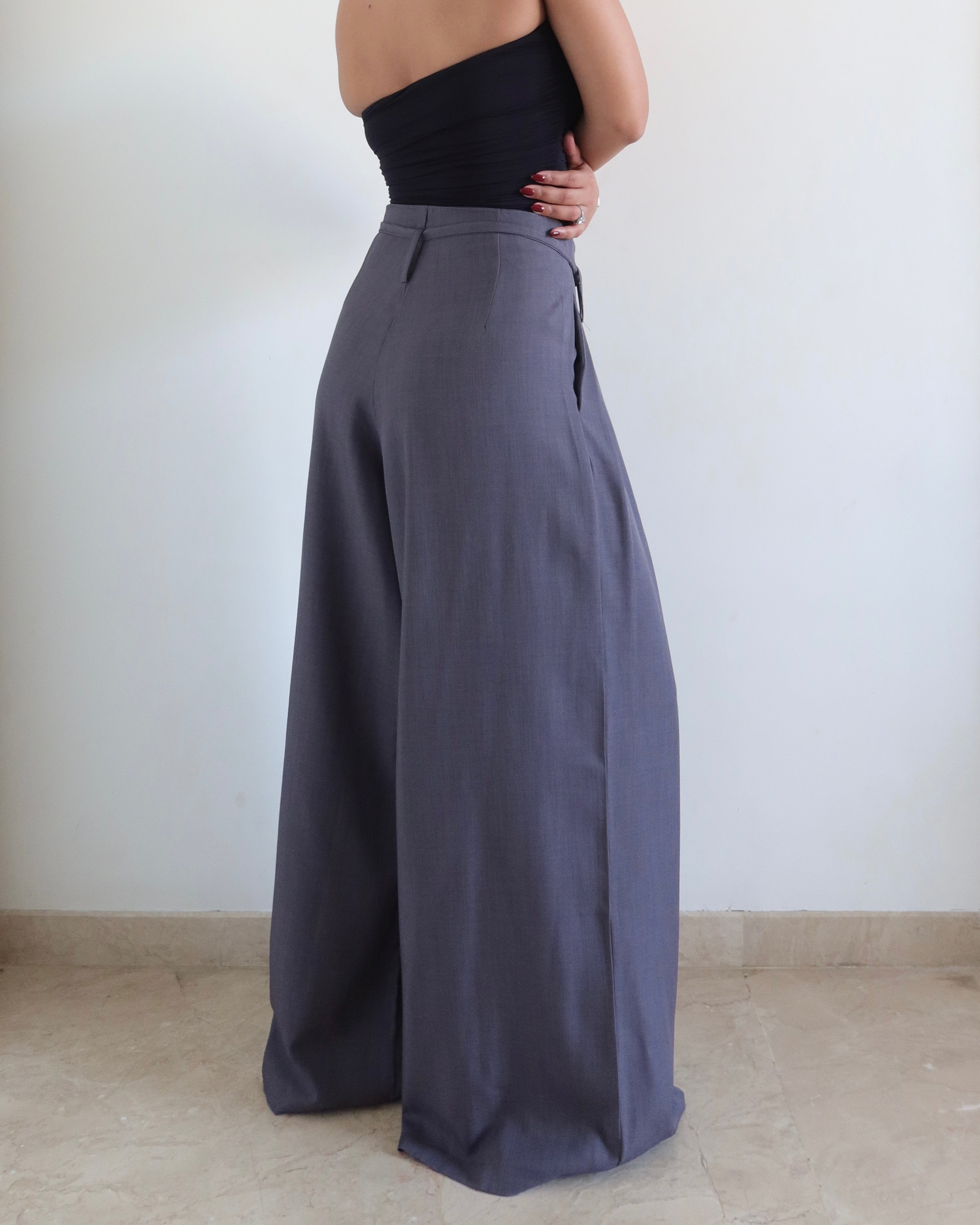 French Flow Pleated Wide Leg Pants