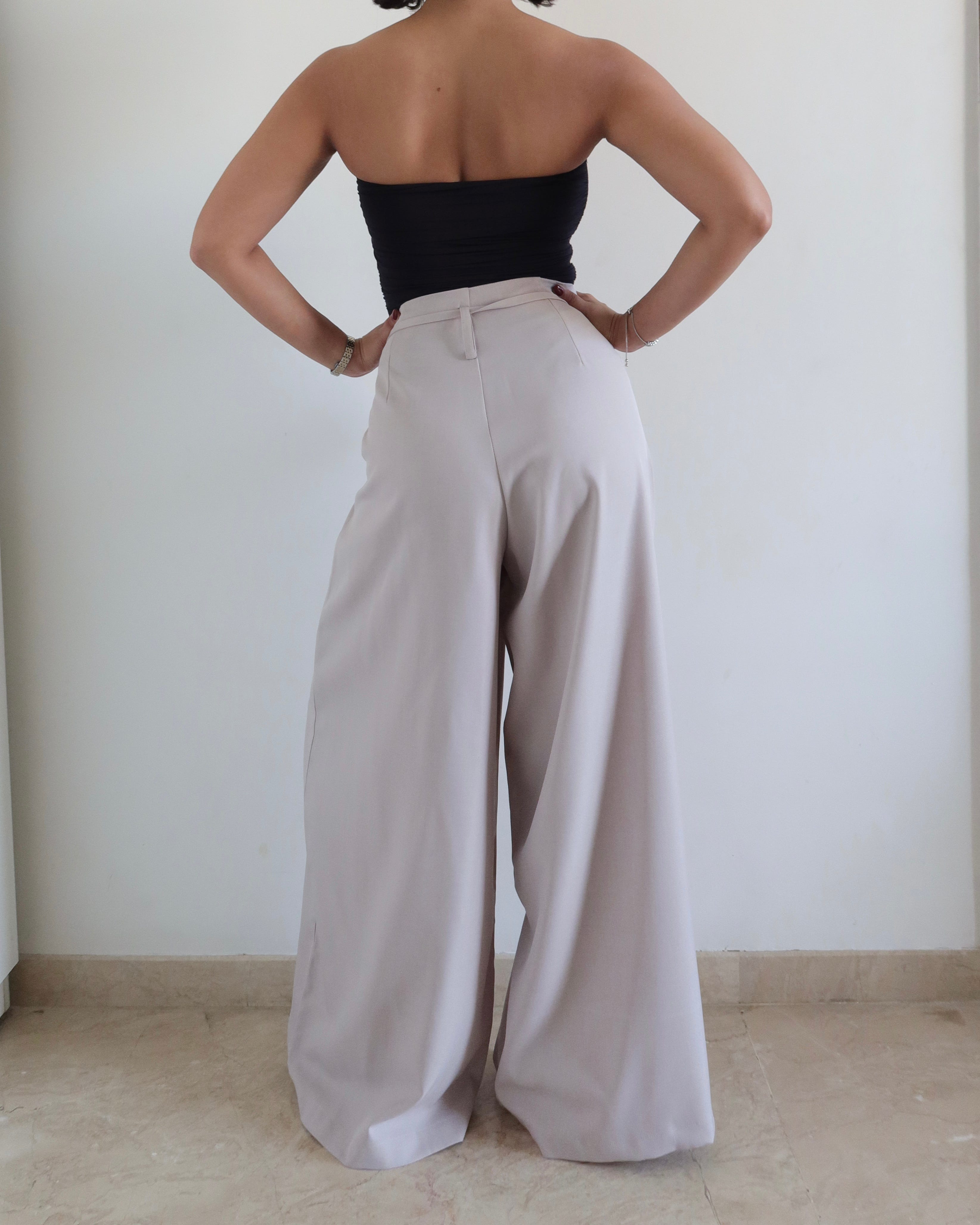 French Flow Pleated Wide Leg Pants
