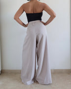 French Flow Pleated Wide Leg Pants