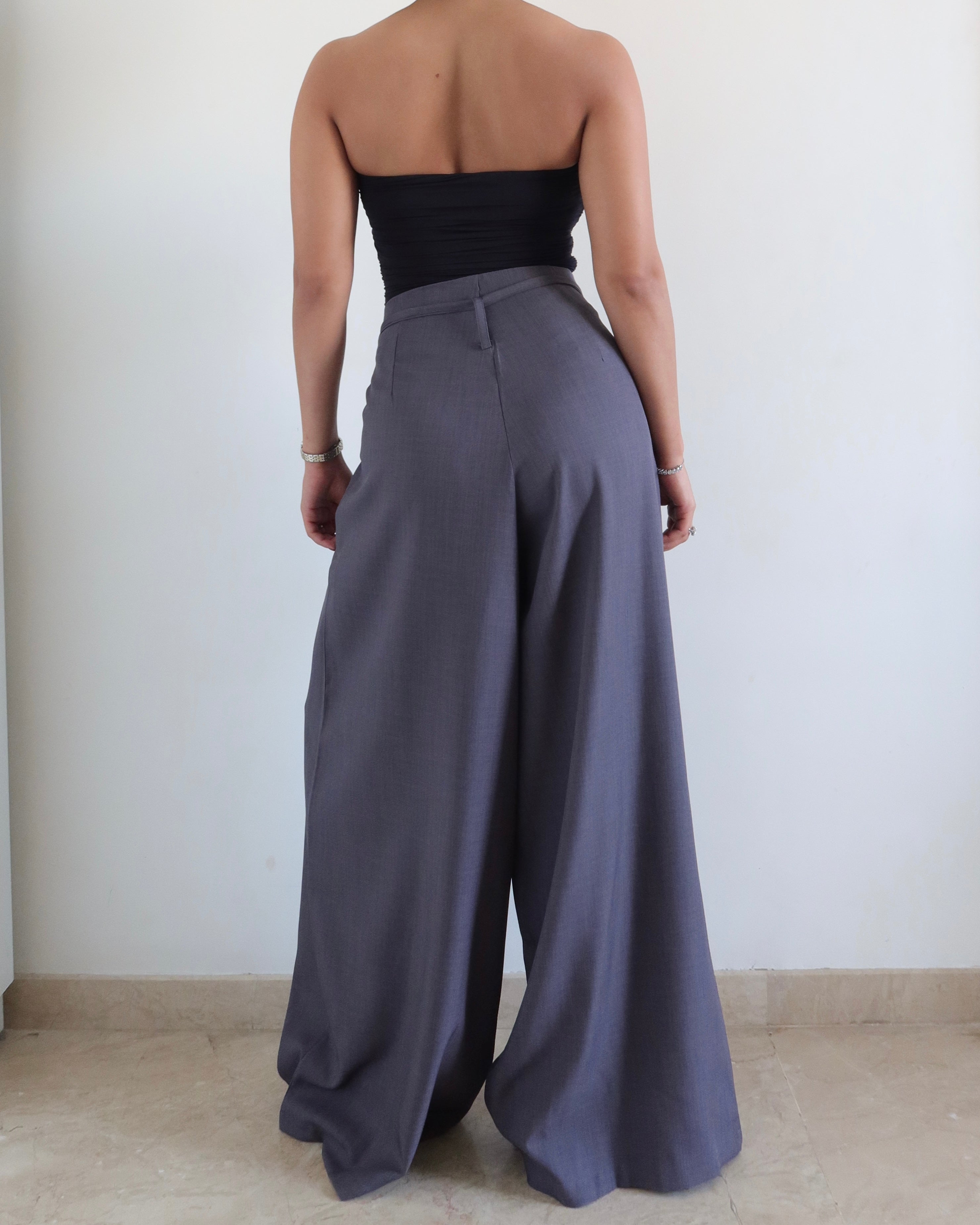 French Flow Pleated Wide Leg Pants
