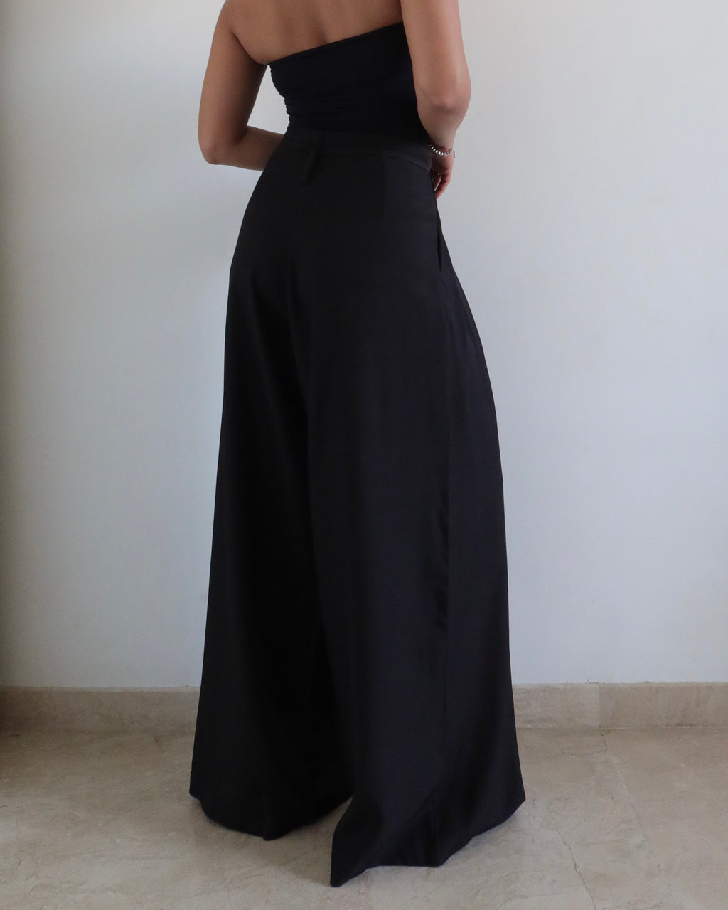French Flow Pleated Wide Leg Pants