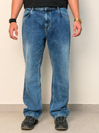 Pleat Game Baggy Jeans