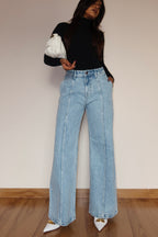 Parallel Blue Wide Leg Jeans