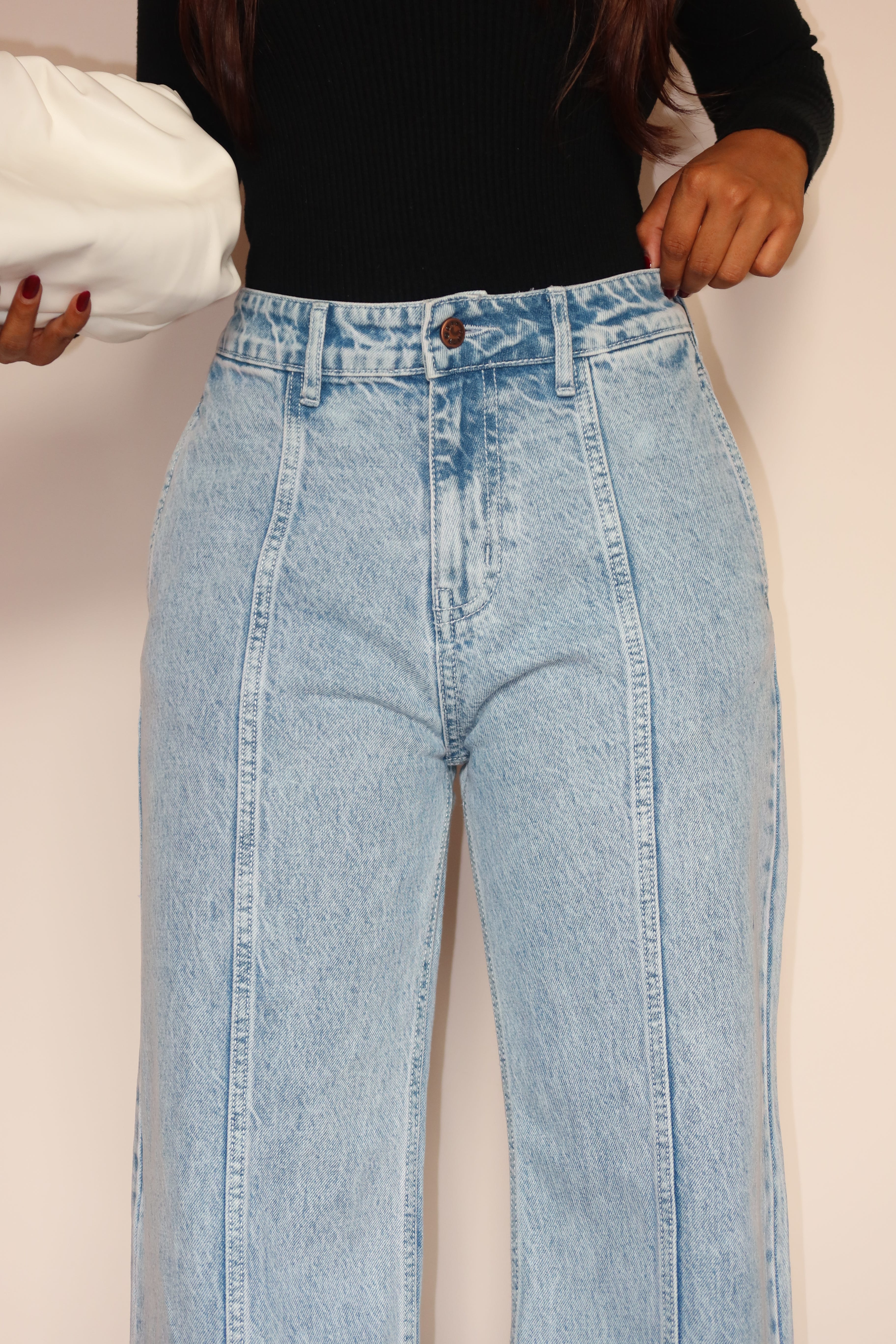 Parallel Blue Wide Leg Jeans
