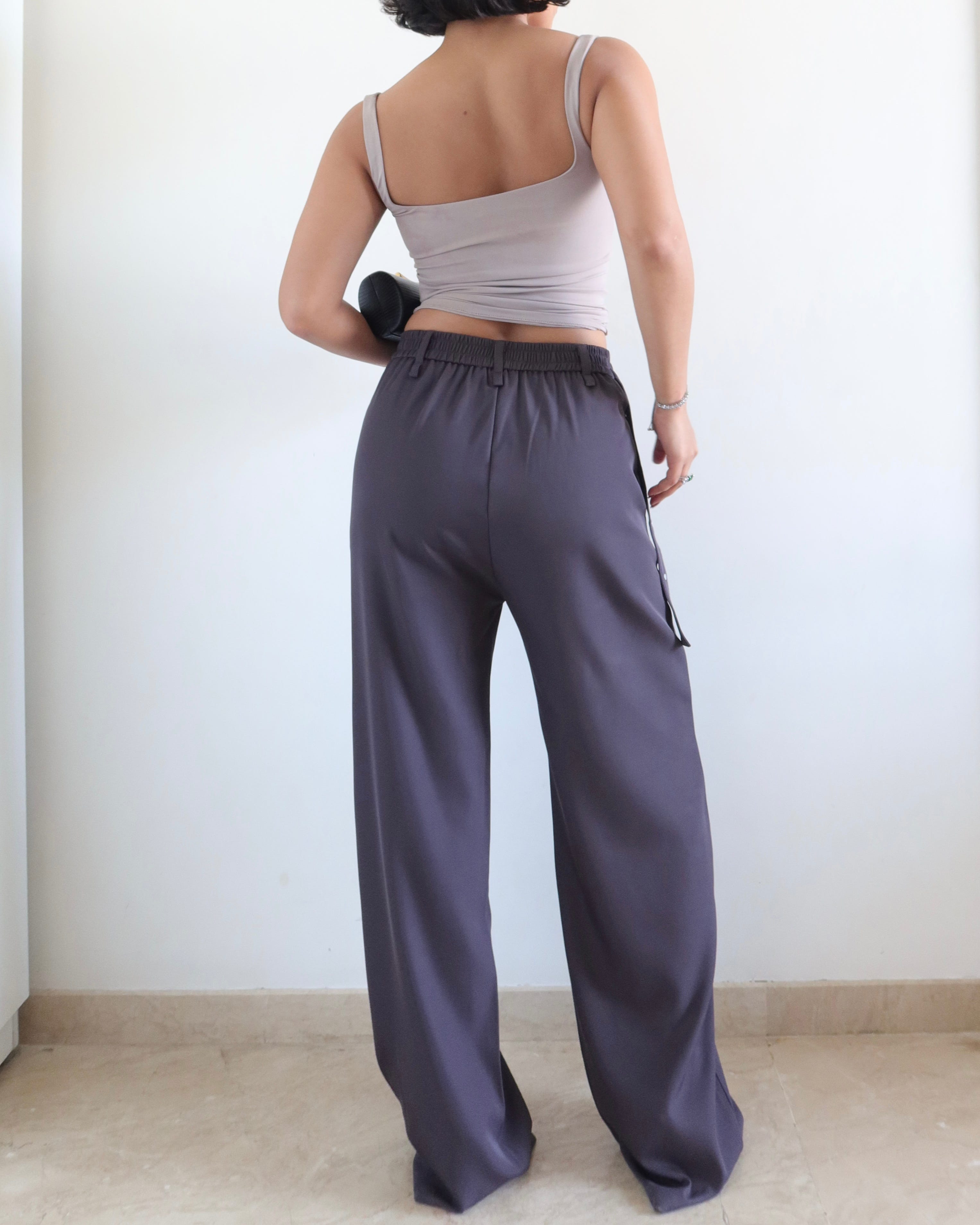 Rivet Grip Loose Tailored Trousers