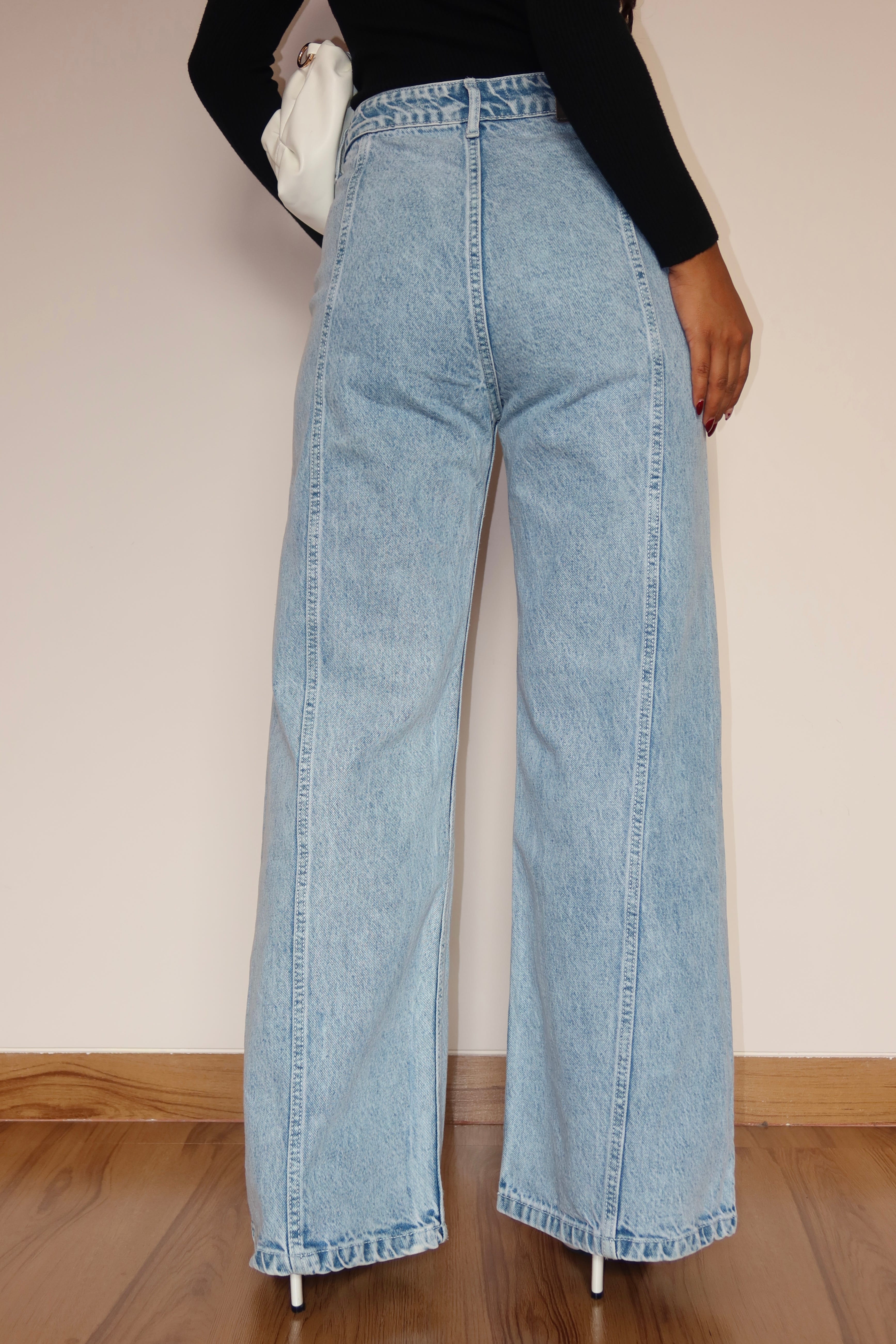 Parallel Blue Wide Leg Jeans
