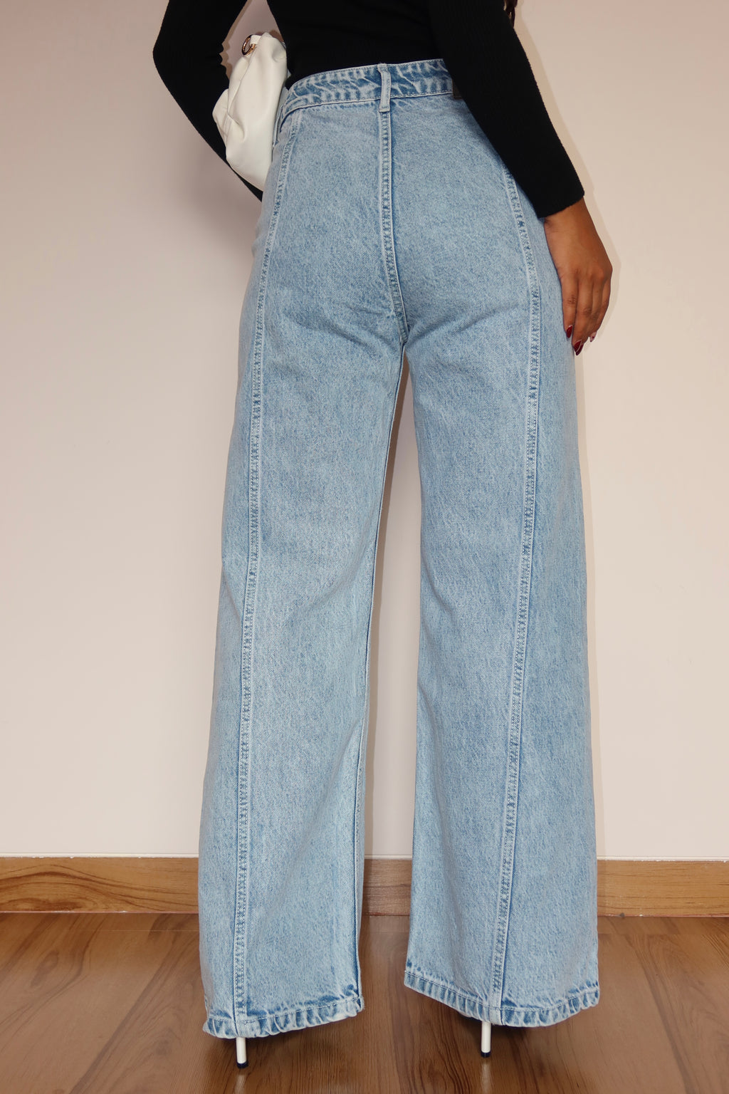 Parallel Blue Wide Leg Jeans