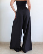 French Flow Pleated Wide Leg Pants