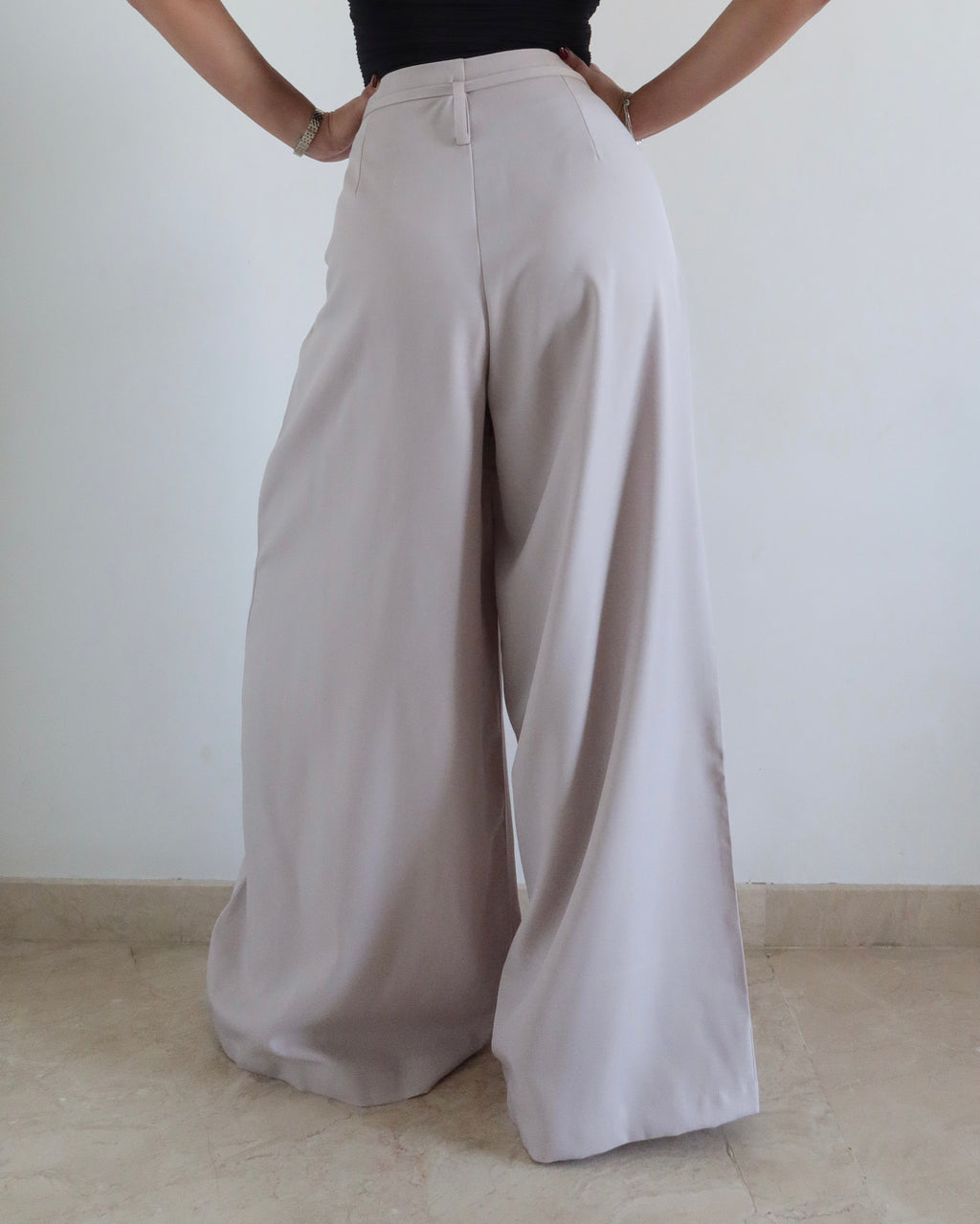 French Flow Pleated Wide Leg Pants