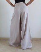 French Flow Pleated Wide Leg Pants