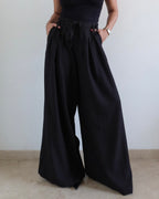 French Flow Pleated Wide Leg Pants