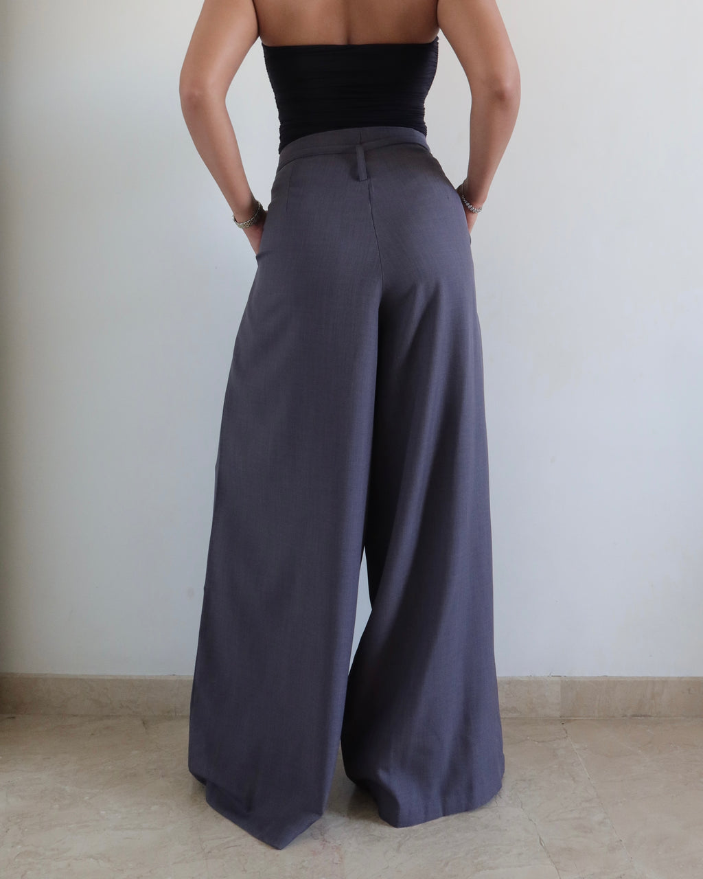 French Flow Pleated Wide Leg Pants