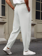 Neat Pleats Tailored Linen Pants