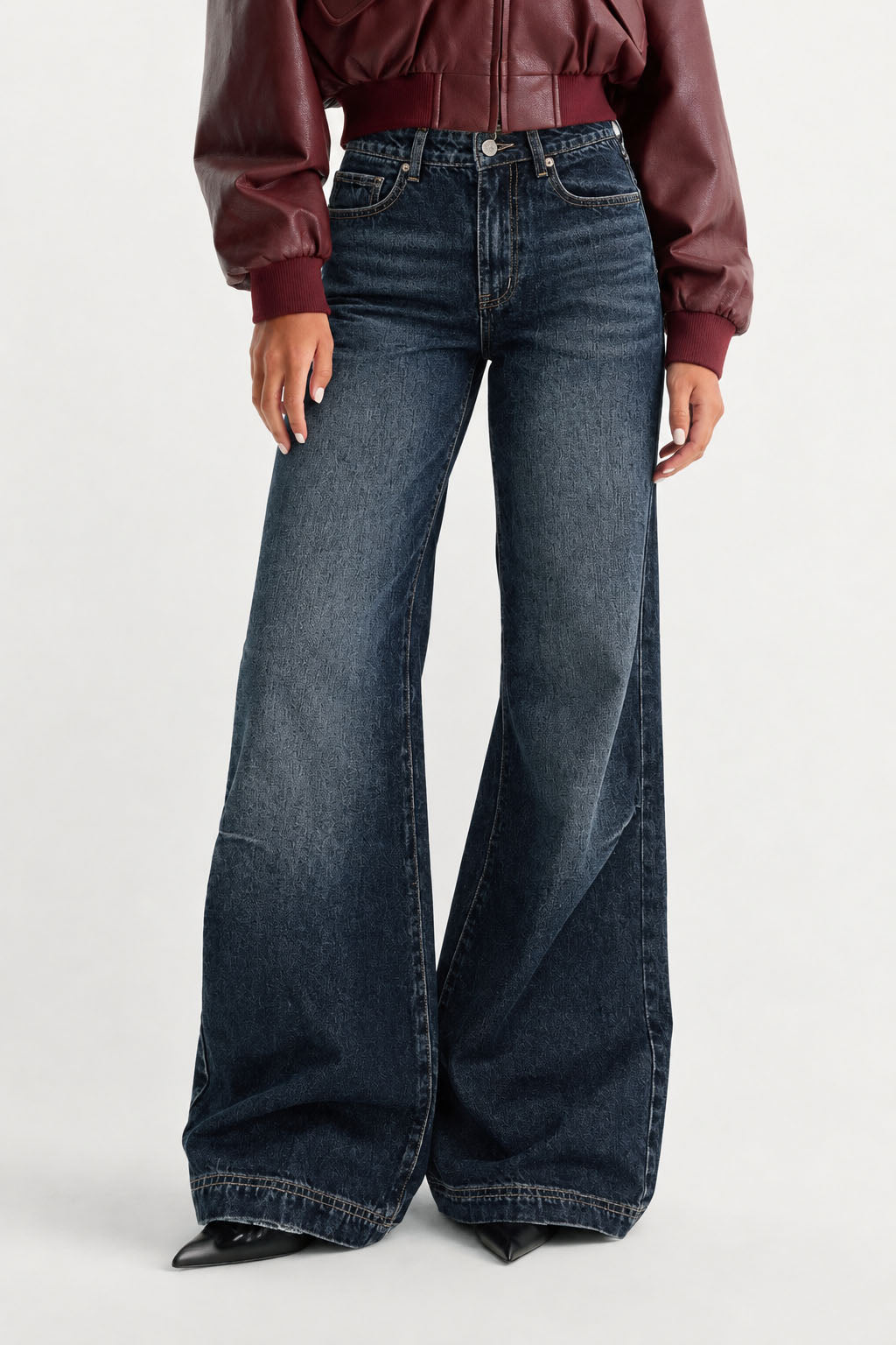 Static Fade Flare Jeans