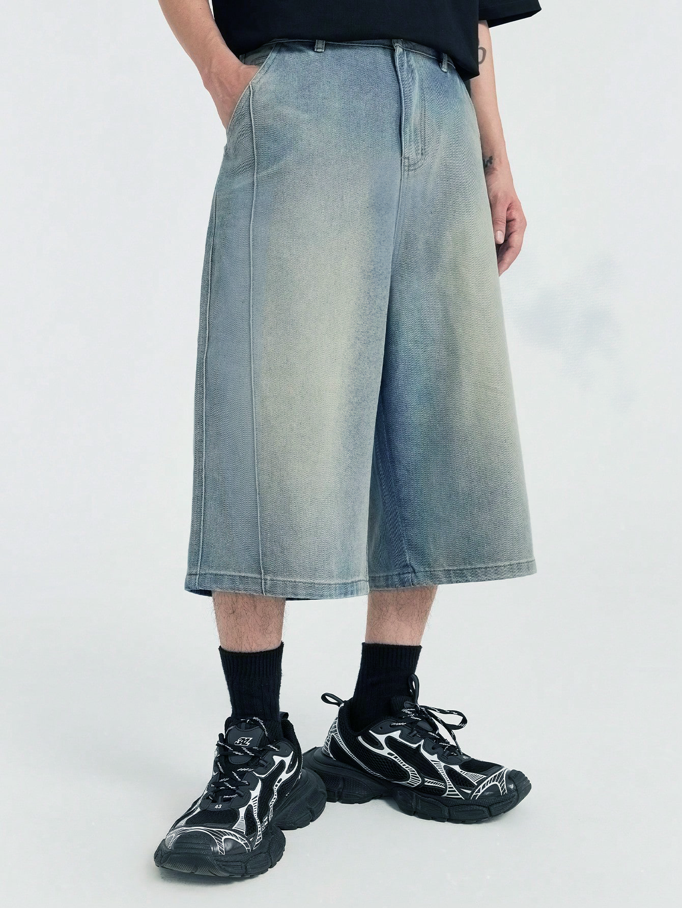 Blue Rust Drift Jorts