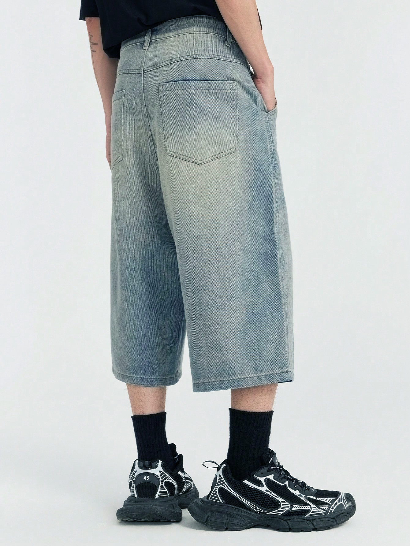 Blue Rust Drift Jorts