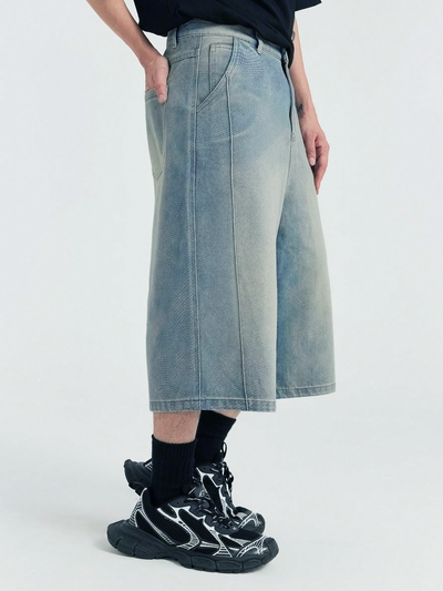 Blue Rust Drift Jorts