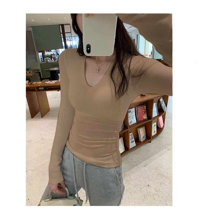 Supreme V-Neck Fitted Top