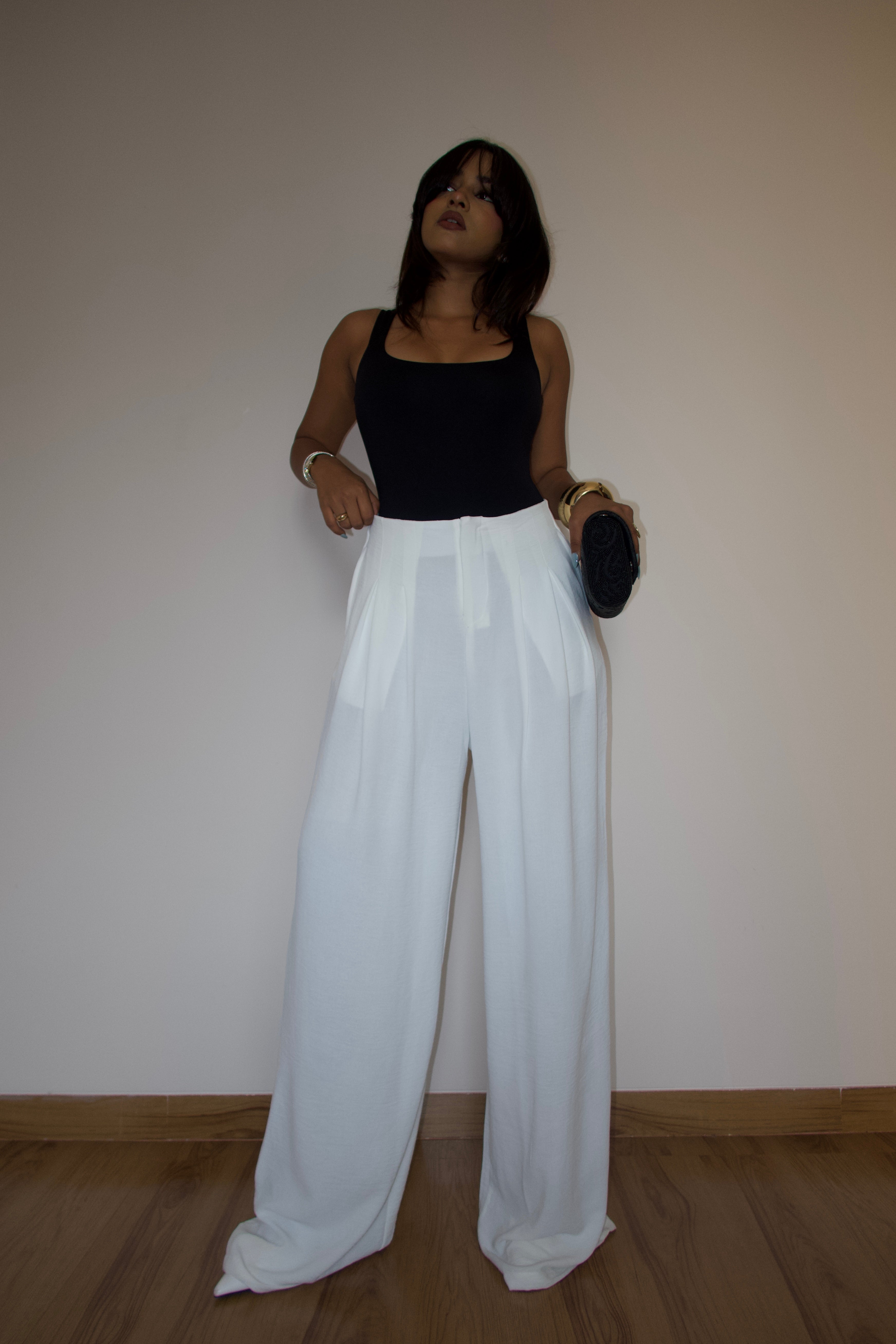 Super Light Weight Pleated Pants