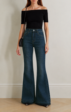Indigo Curve Stretch Bootcut Jeans