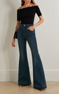 Indigo Curve Stretch Bootcut Jeans