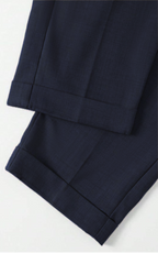 Refined Tailored Pleat Linen Pants