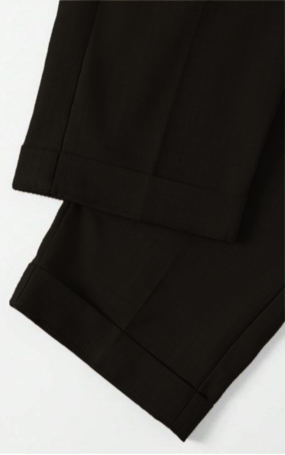 Refined Tailored Pleat Linen Pants