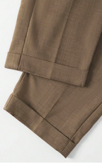 Refined Tailored Pleat Linen Pants
