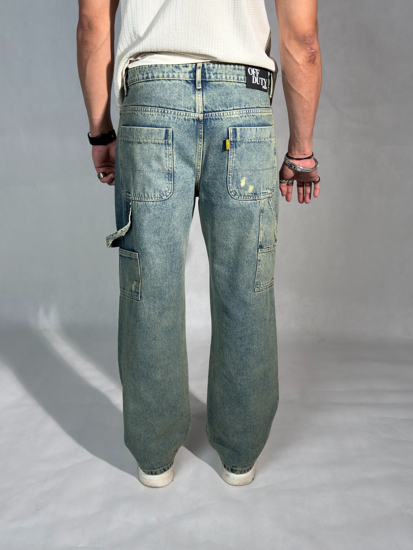 Retro Sunbeam Distressed Carpenter Jeans