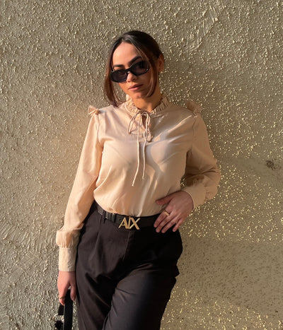 Feminine Collar Serenity Blouse