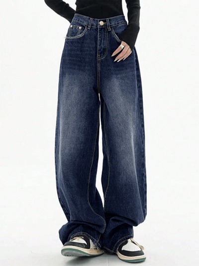 So Much Attitude Baggy Wide Leg Jeans