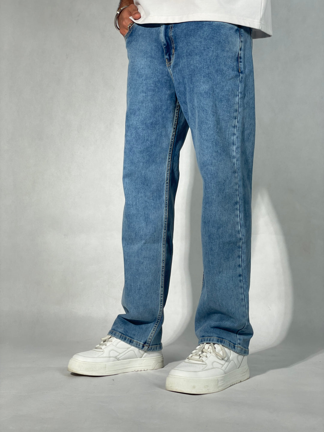Legacy Blue Straight Leg Jeans - Main Image