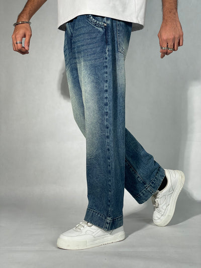 Vintage Cool Faded Tinted Baggy Denims