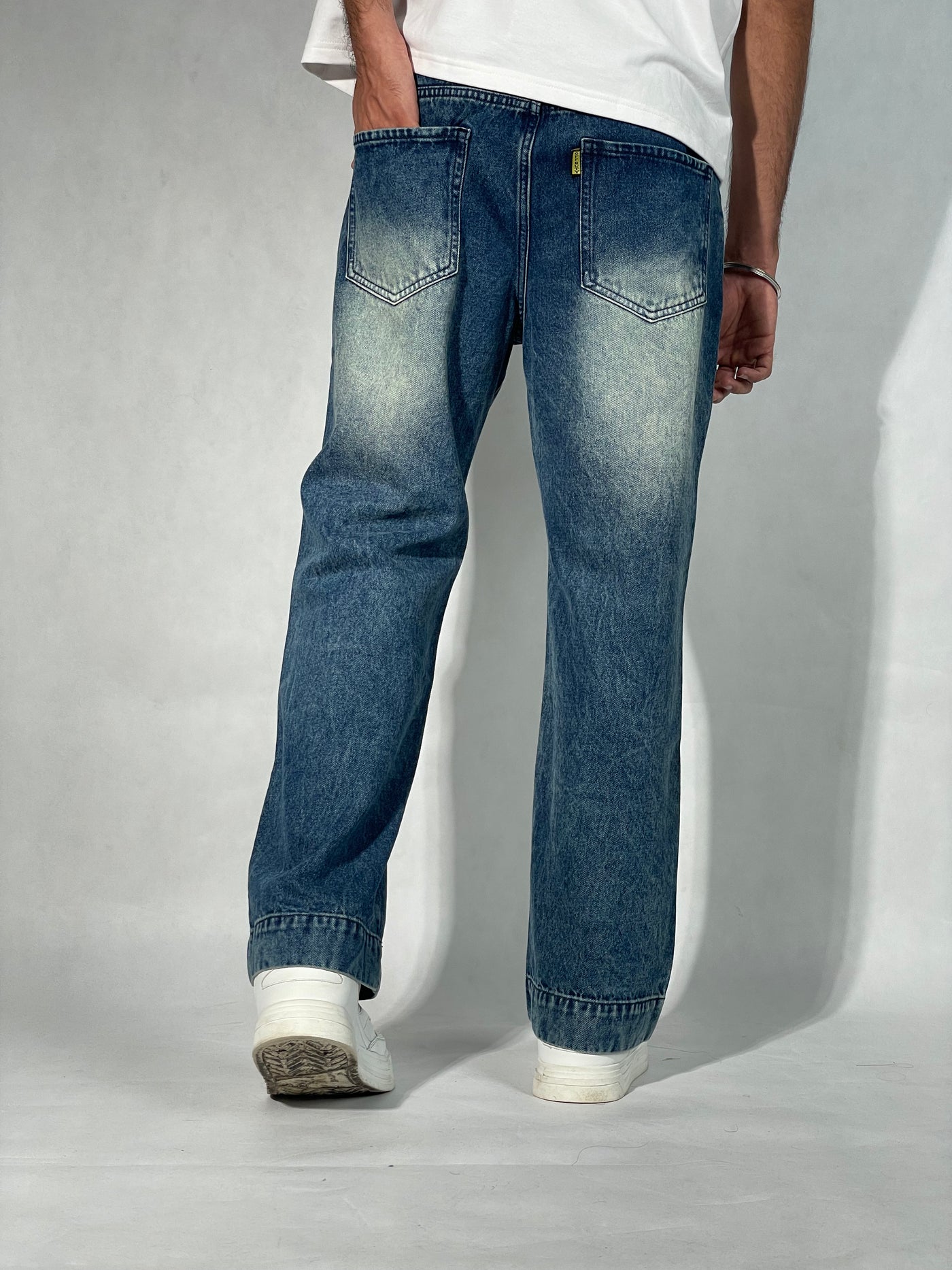Vintage Cool Faded Tinted Baggy Denims