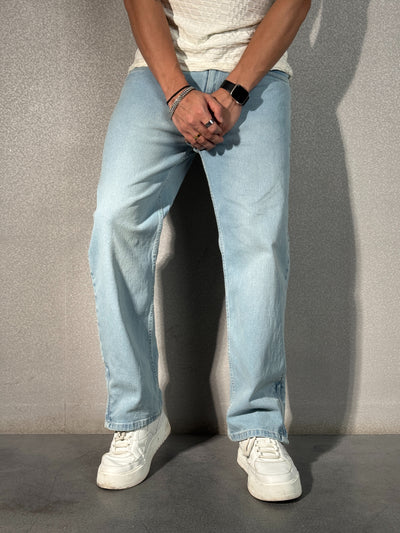 Flashback Slit Straight Fit Jeans