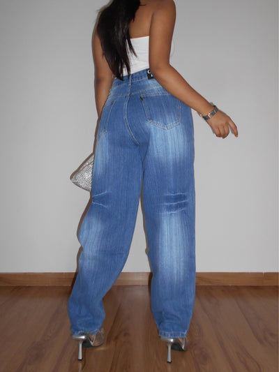 Blue Crush Slub Skater Fit Jeans
