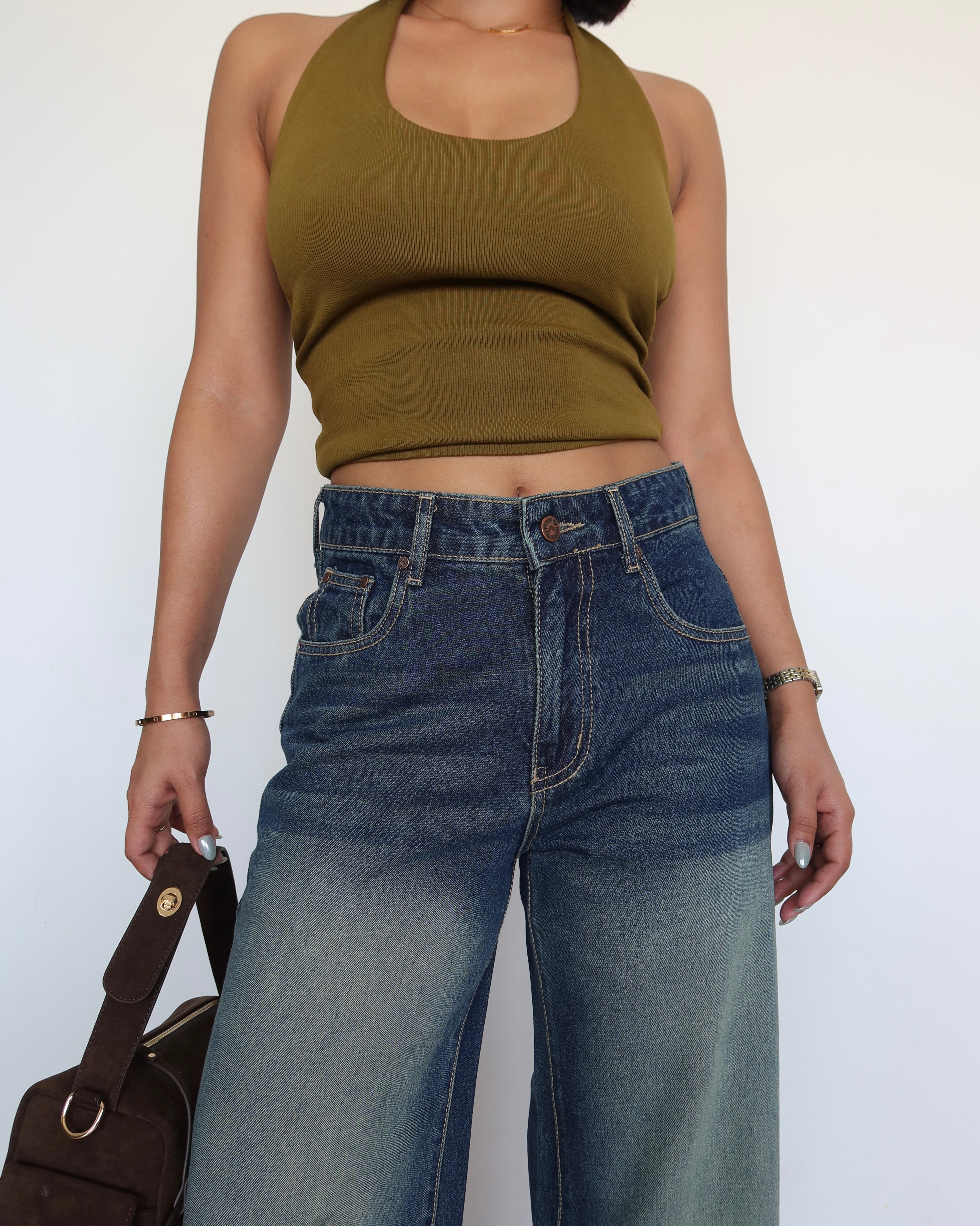 Sunny Side Pop Wide Leg Jeans