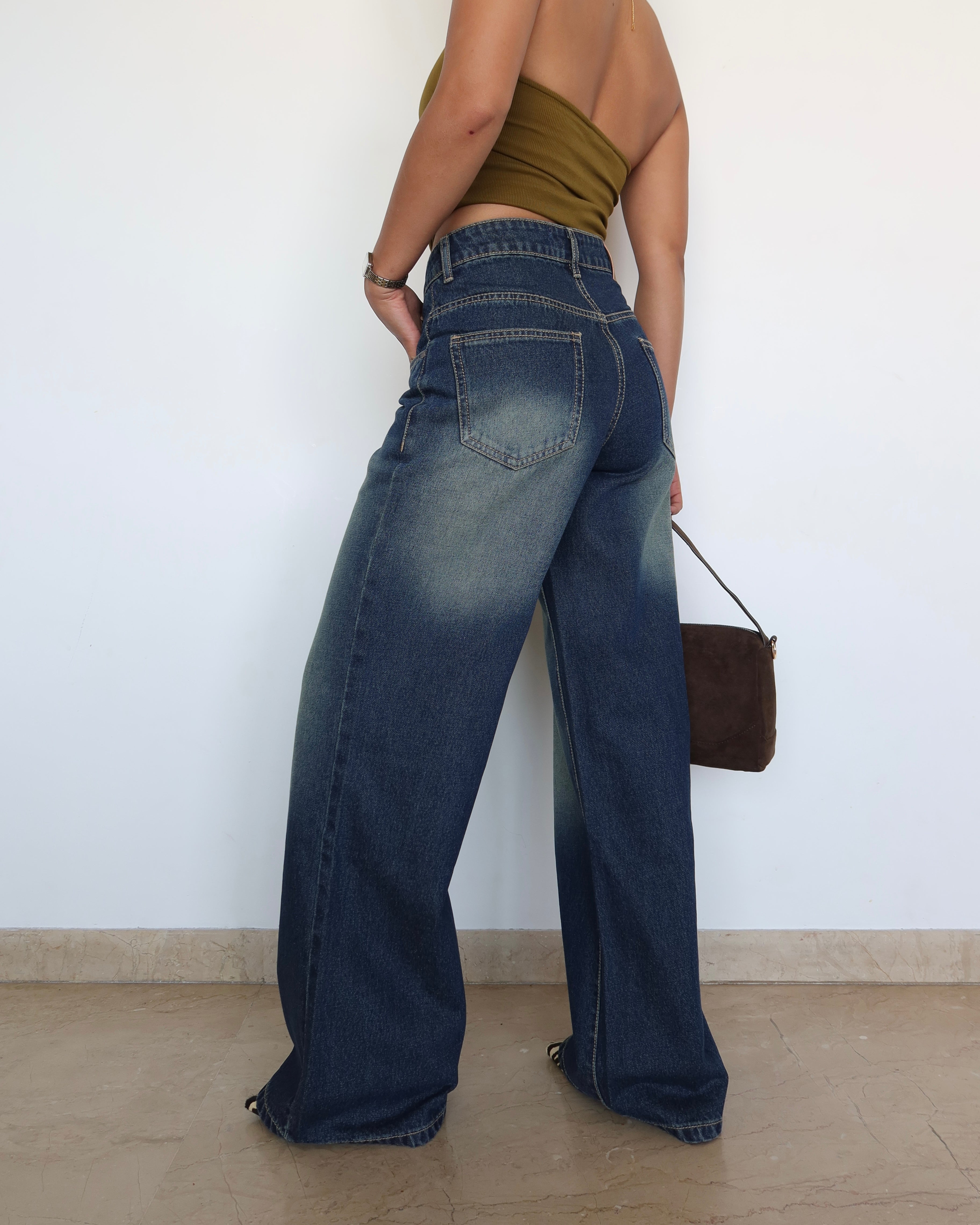 Sunny Side Pop Wide Leg Jeans