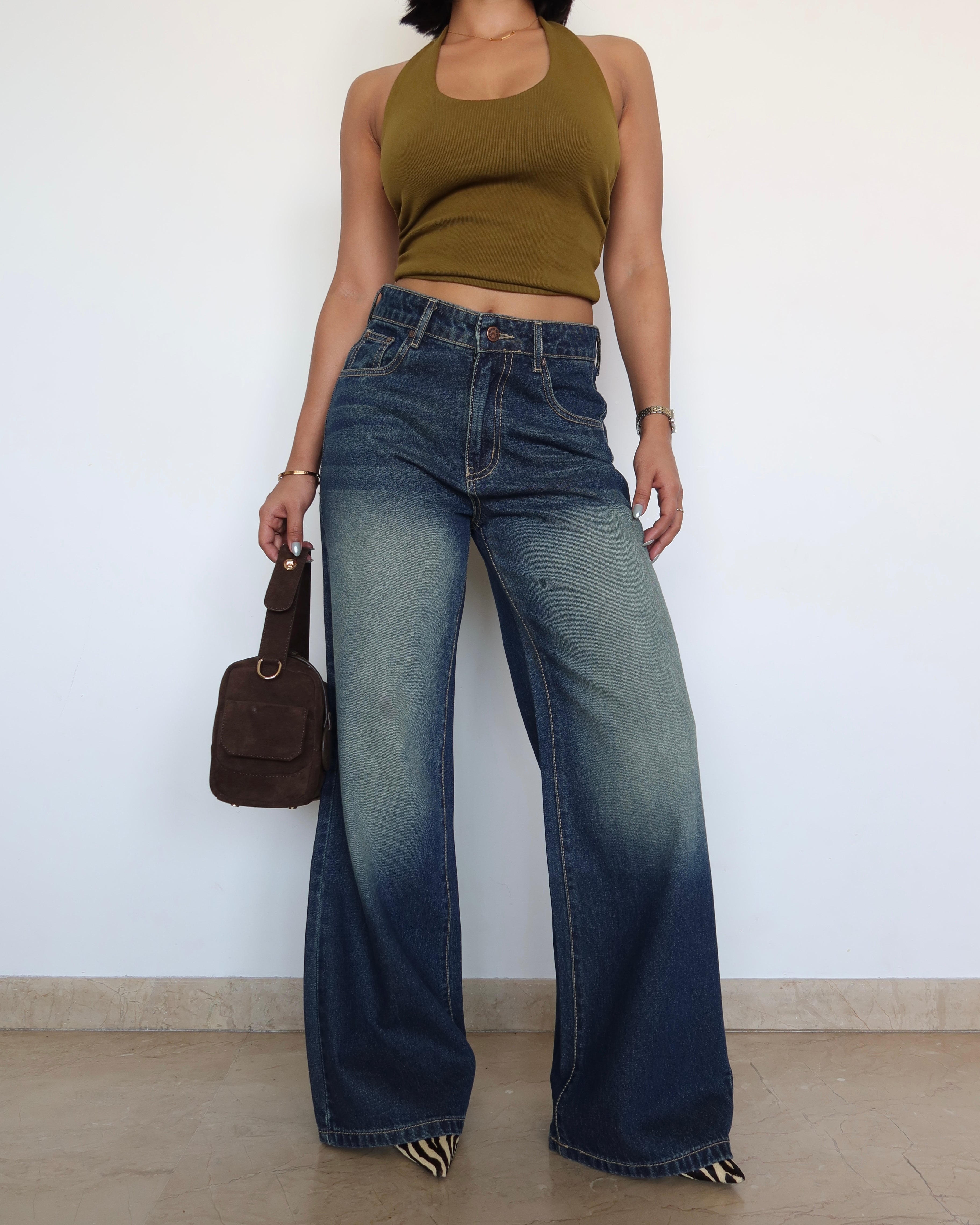 Sunny Side Pop Wide Leg Jeans