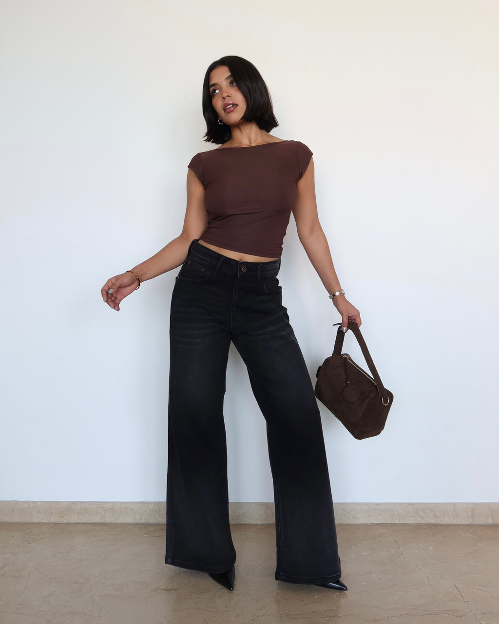 Night Burst Wide Leg Jeans
