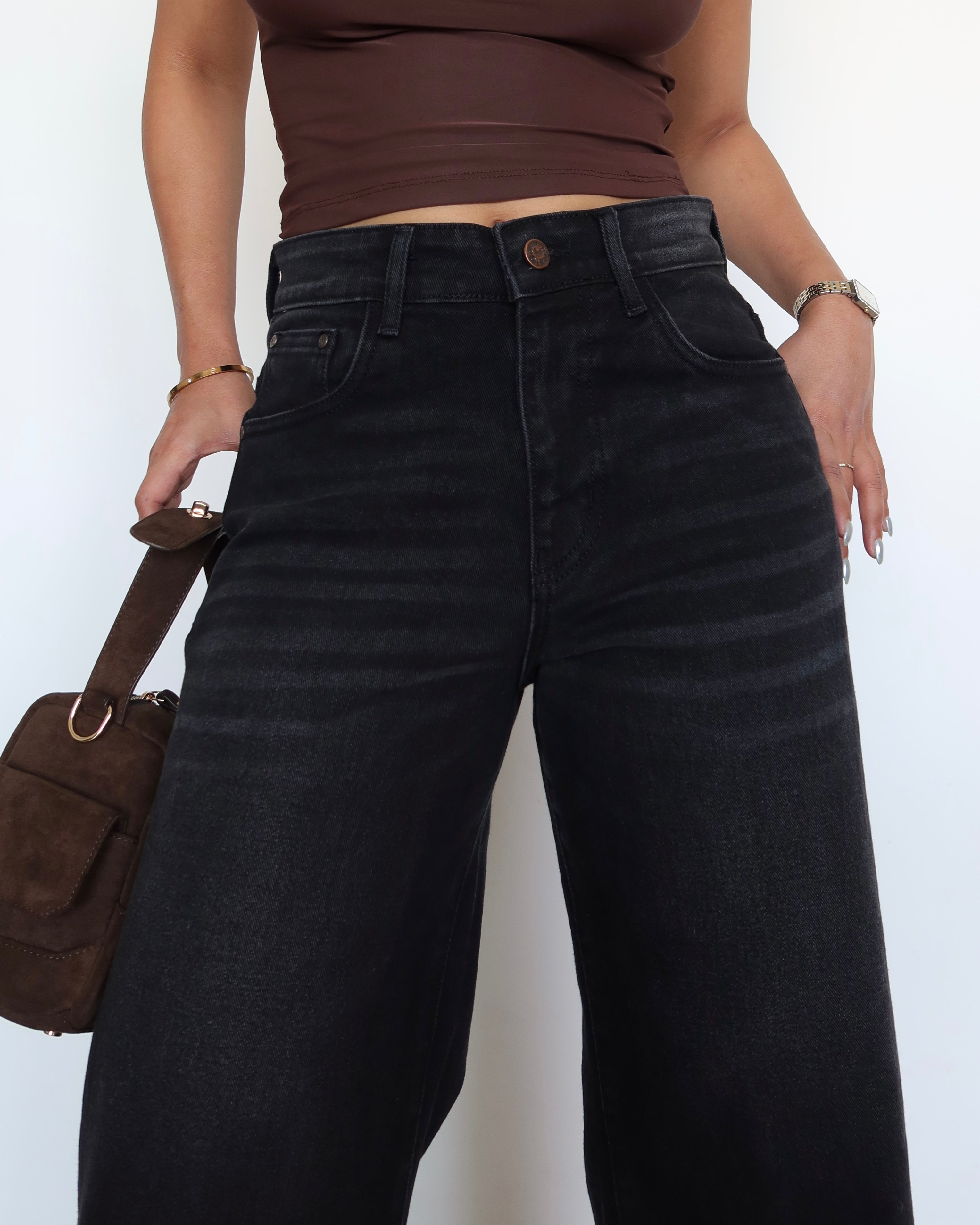Night Burst Wide Leg Jeans