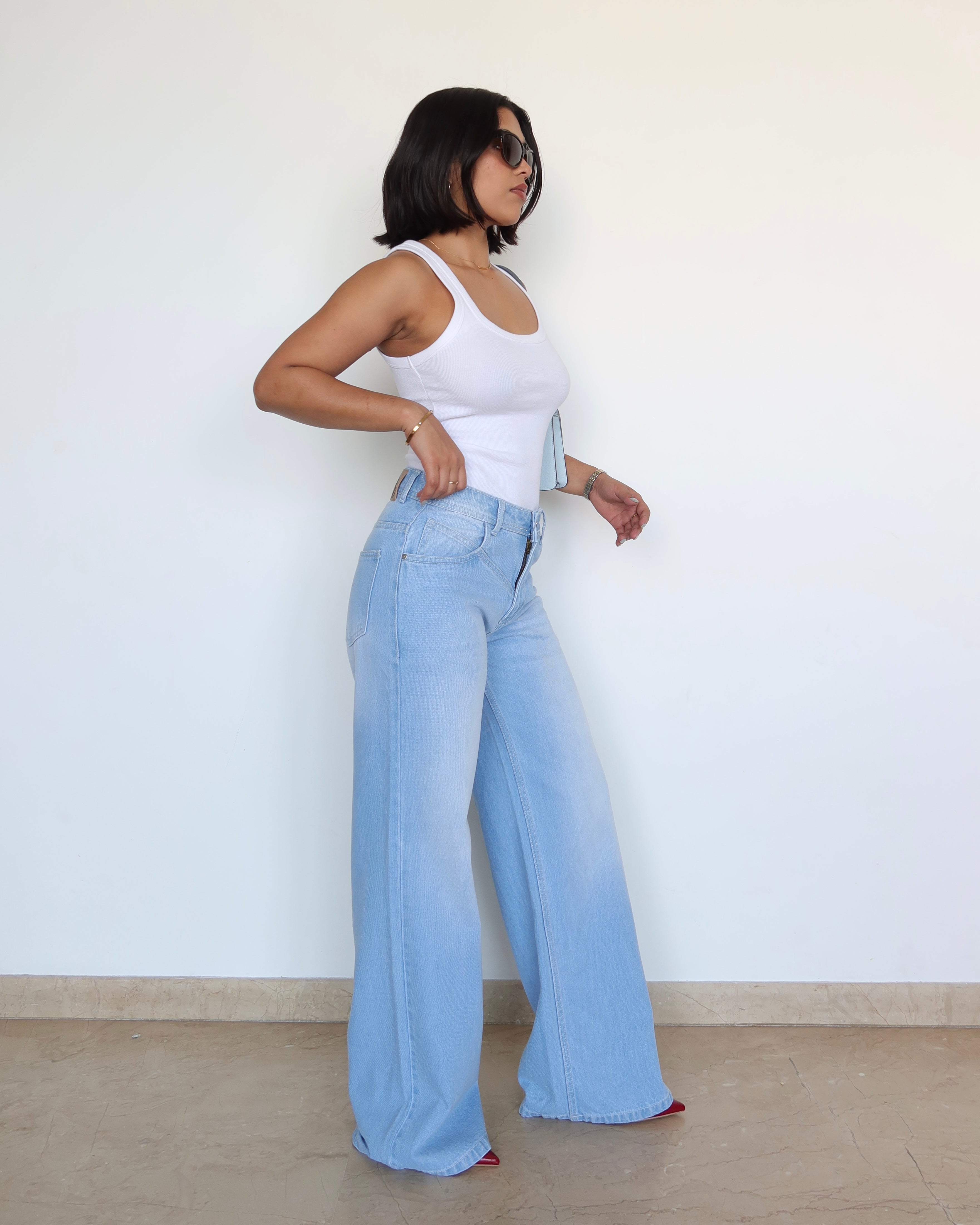 Distorted Darling Wide Leg Jeans